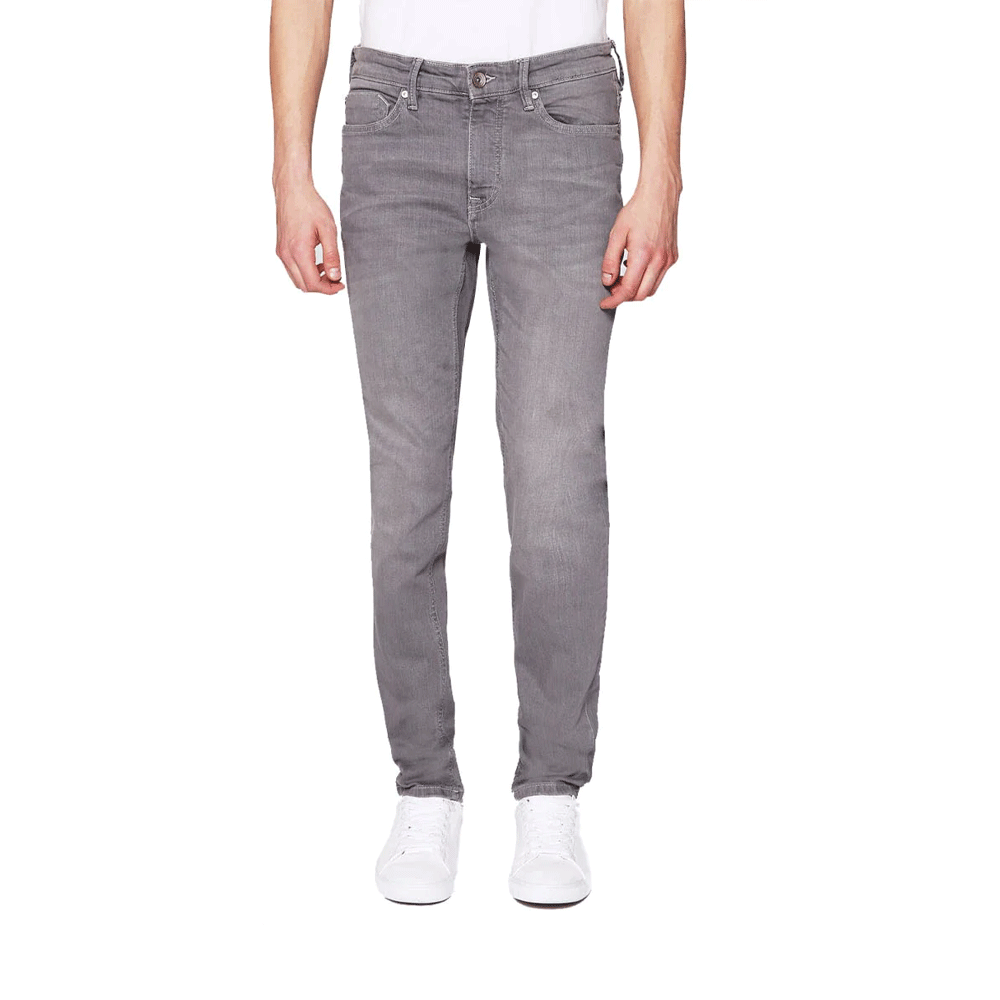 LIGHT GRAY SKINNY FIT DENIM PANT